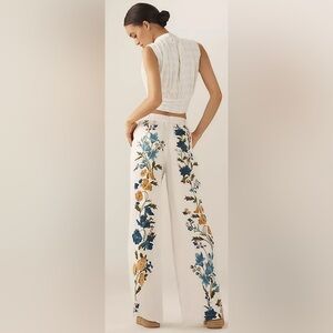 NWT Anthropologie Printed Pull-On Pants